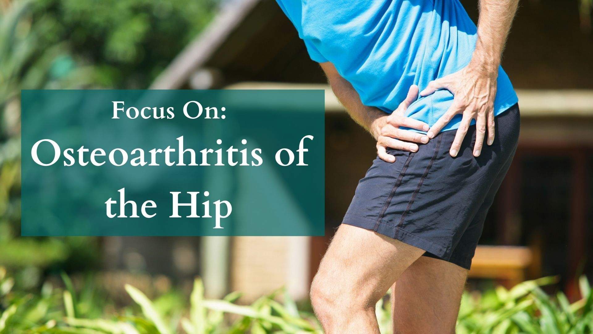 Focus On: Osteoarthritis of the Hip